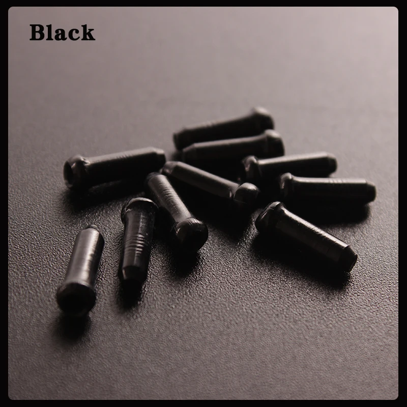 10 Pcs/Lot Aluminum Alloy MTB Bike Bicycle Brake Cable Tips Crimps Bicycles Derailleur Shift End Caps Core Inner Wire Ferrules