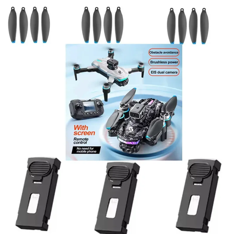 S160 Screen Drone Battery S160 Remote Control RC Drone Quadcopter Spare Parts 3.7V 2000Mah Battery/propeller  S160 Drone Battery