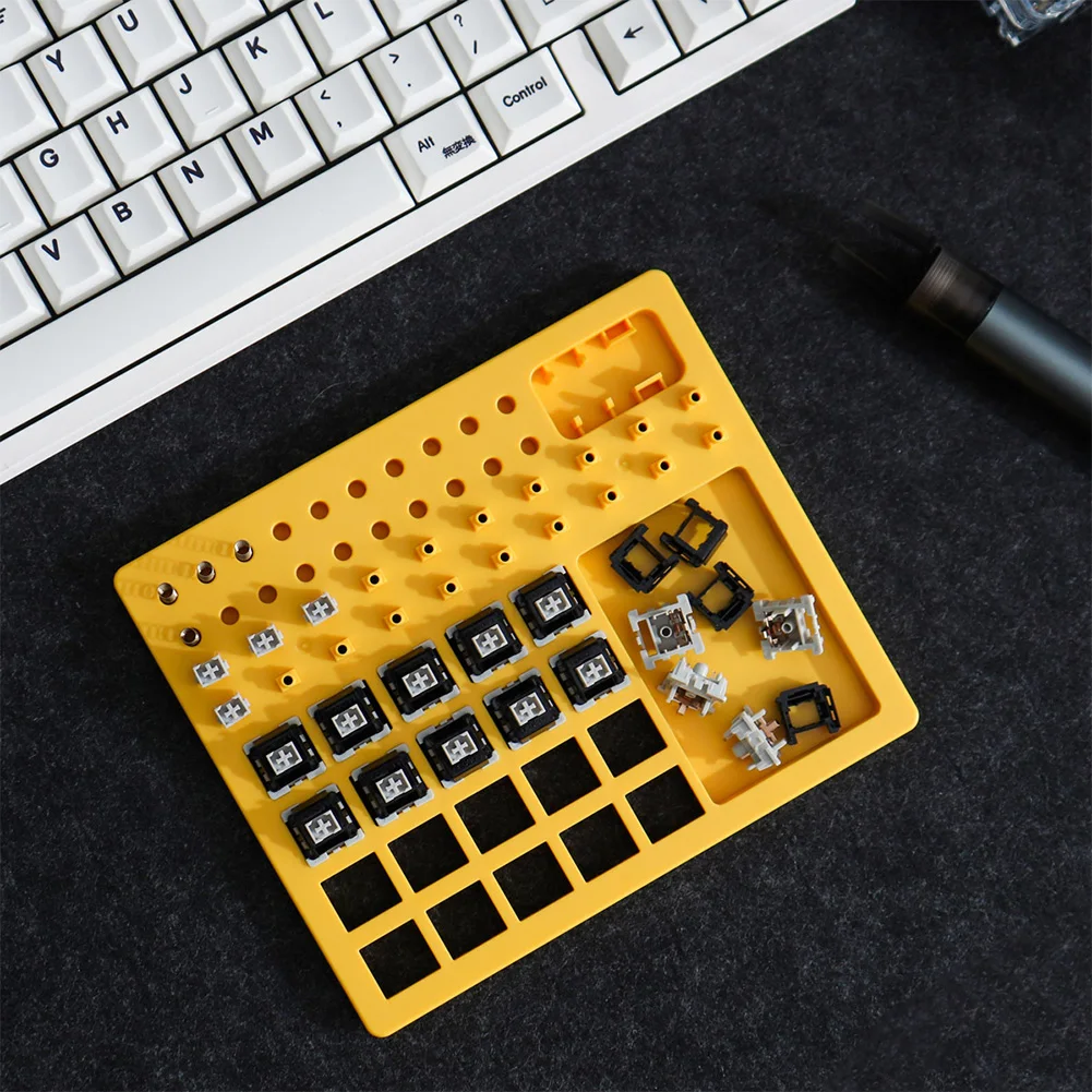 Keyboard Switches Lube Pad Reduce Noise Keyboard Kits Switches Lubricate Station Mute Pads For Hot Swappable Mechanical Keyboard