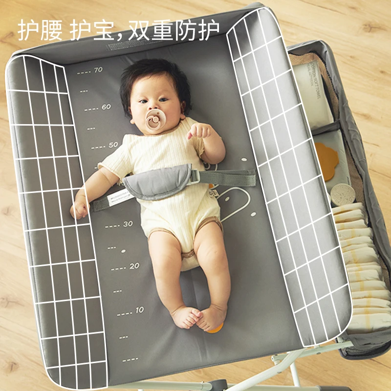 Yy Movable Folding Baby Bed Changing Bath Newborn Diaper Changing Massage