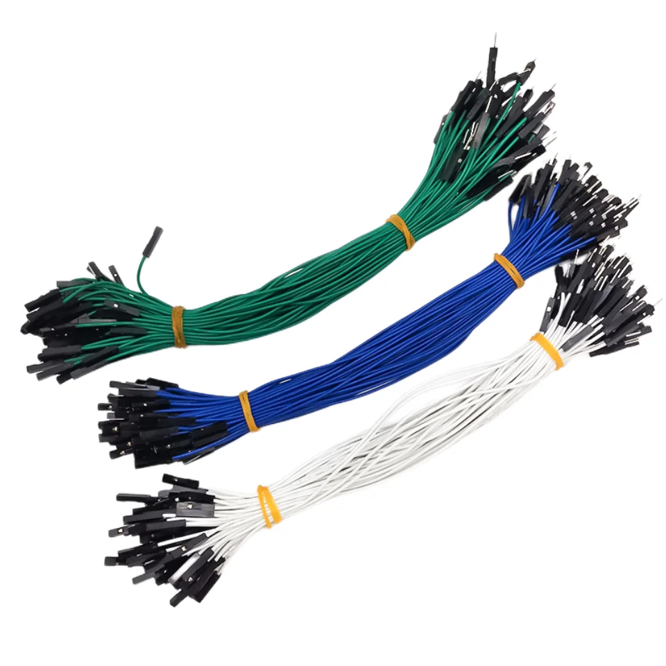 10pcs 10cm 30cm DIY Kit Breadboard Dupont Cable For Arduino 2.54mm Line Male Female Dupont Jumper Wire Cable 1P Connector