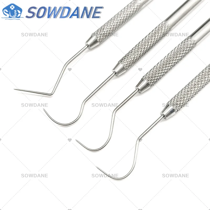 Sonda dentystyczna DG16, sonda periodontologiczna ze stali nierdzewnej, eksplorator, narzędzie endodontyczne dla dentysty — zdjęcie 4