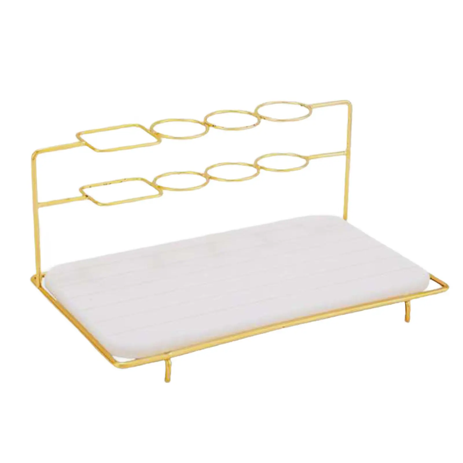 Toothbrush Holder Stainless Steel Organizer with Divided Storage and Rack Suitable for Use in Showroom Small Dorm Rooms