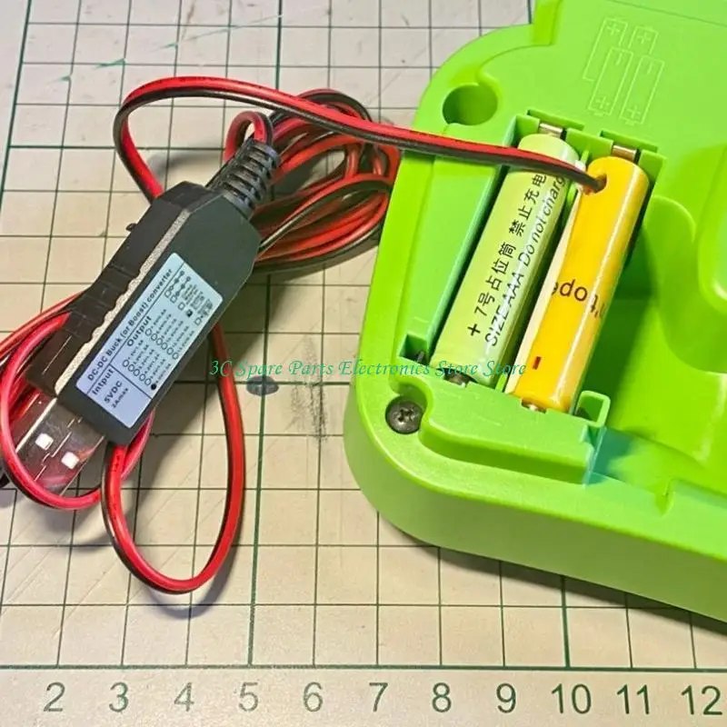 يمكن أن يحل كابل بطارية AAA Dual AAA 12 مساءً إلى استبدال بطارية AAA 1-4x من أجل إكسسوارات LED LED WALKIE Talkie