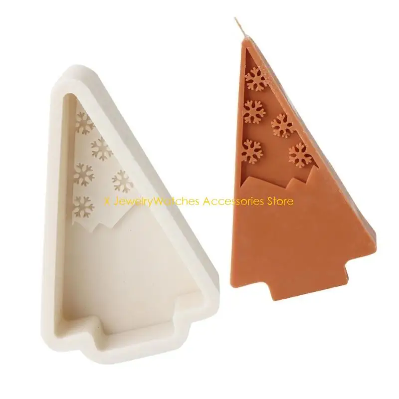 

31KD креативная силиконовая форма для свечей, форма для украшения дома, снежинки, рождественская елка, форма для ароматерапии,