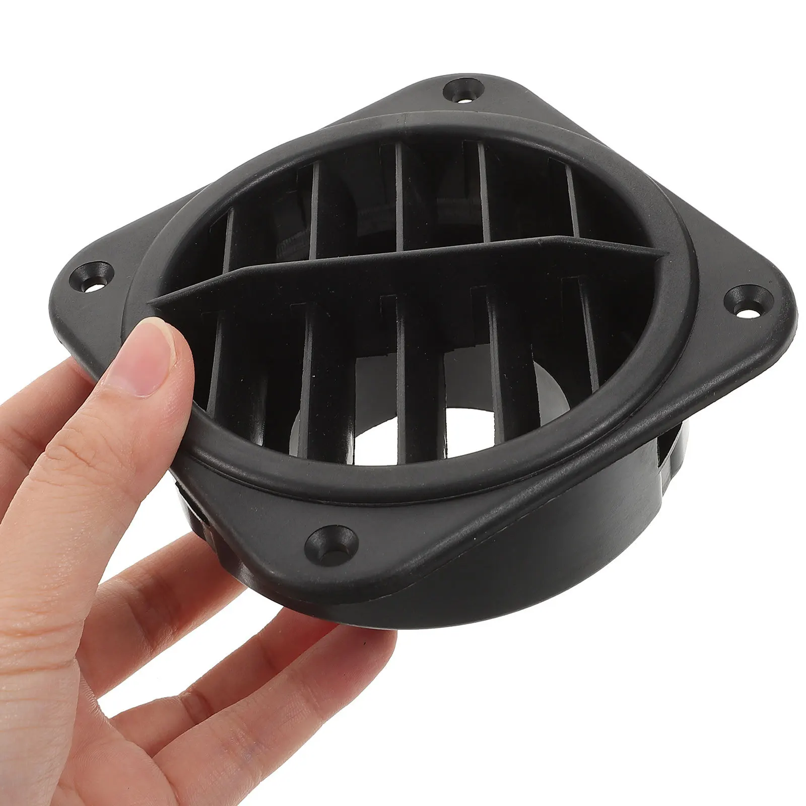 Couvercle de ventilation de chauffage pour camping-car, 2 pièces, en plastique Durable, sortie d'air rotative, déflecteur de ventilation de chauffage de voiture, accessoire de remplacement