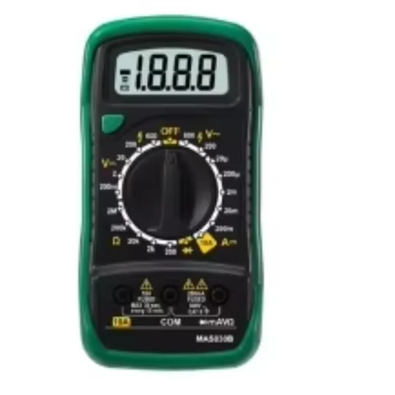 جهاز قياس متعدد رقمي عالي الجودة MAS830B جهاز اختبار احترافي يعمل بالتيار المتردد والتيار المستمر مع مشبك لوحة ذكية للبيع راسم الذبذبات