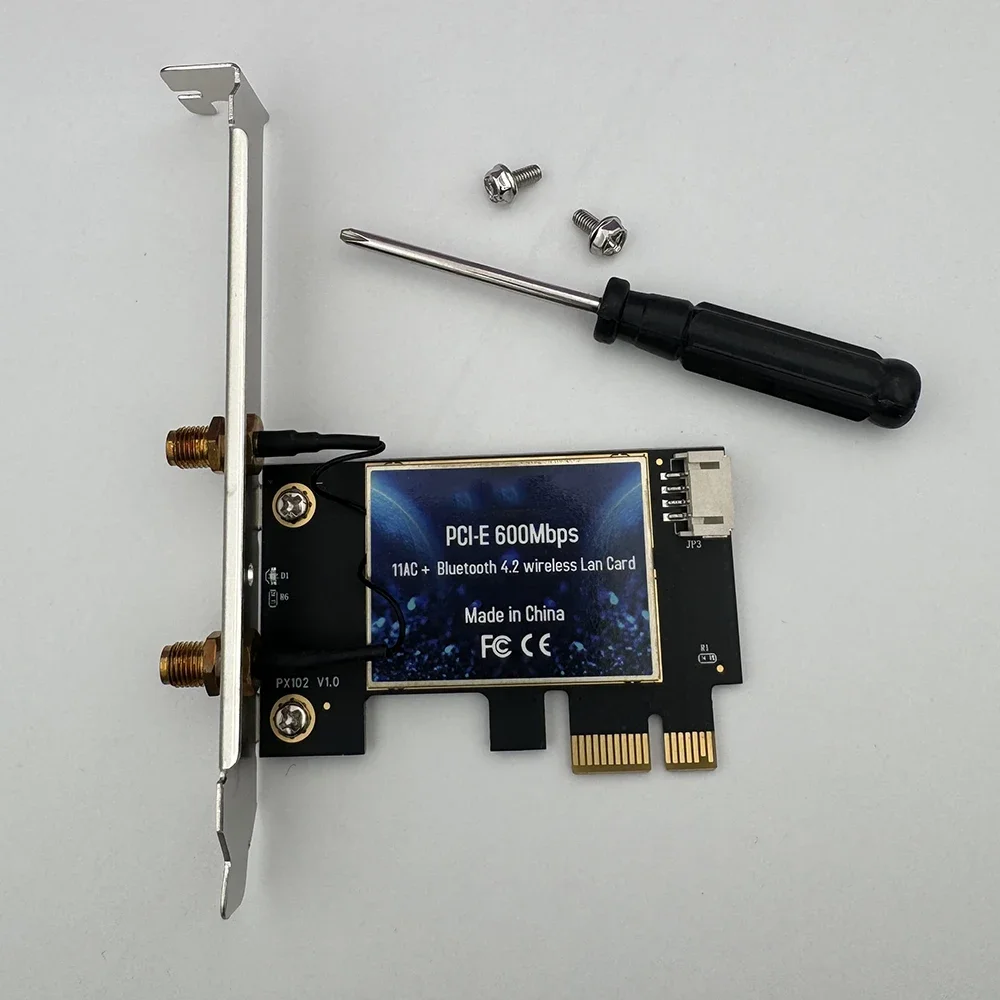 

Беспроводная сетевая карта WIFI PCI Express Адаптер PCIe 600 Мбит/с BT4.0 WiFi-адаптер 2,4 ГГц/5 ГГц Адаптер PCI Express LAN Card