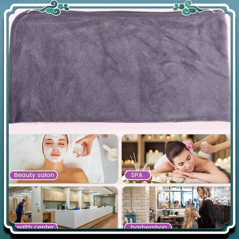 

A67K-Beauty Salon Towel Set-Head Spa Shampoo Bed Towel, Headband, Bath Towel