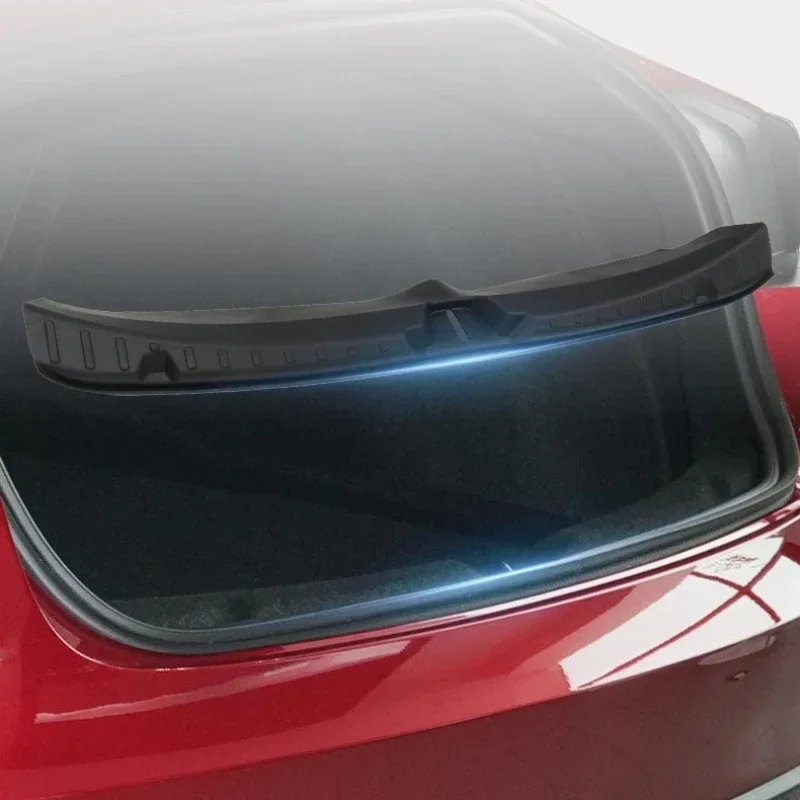 Per Tesla Model 3 Highland 2024 paraurti con striscia protettiva per bagagliaio posteriore TPE Cargo Guard soglia davanzale accessori per coperchio