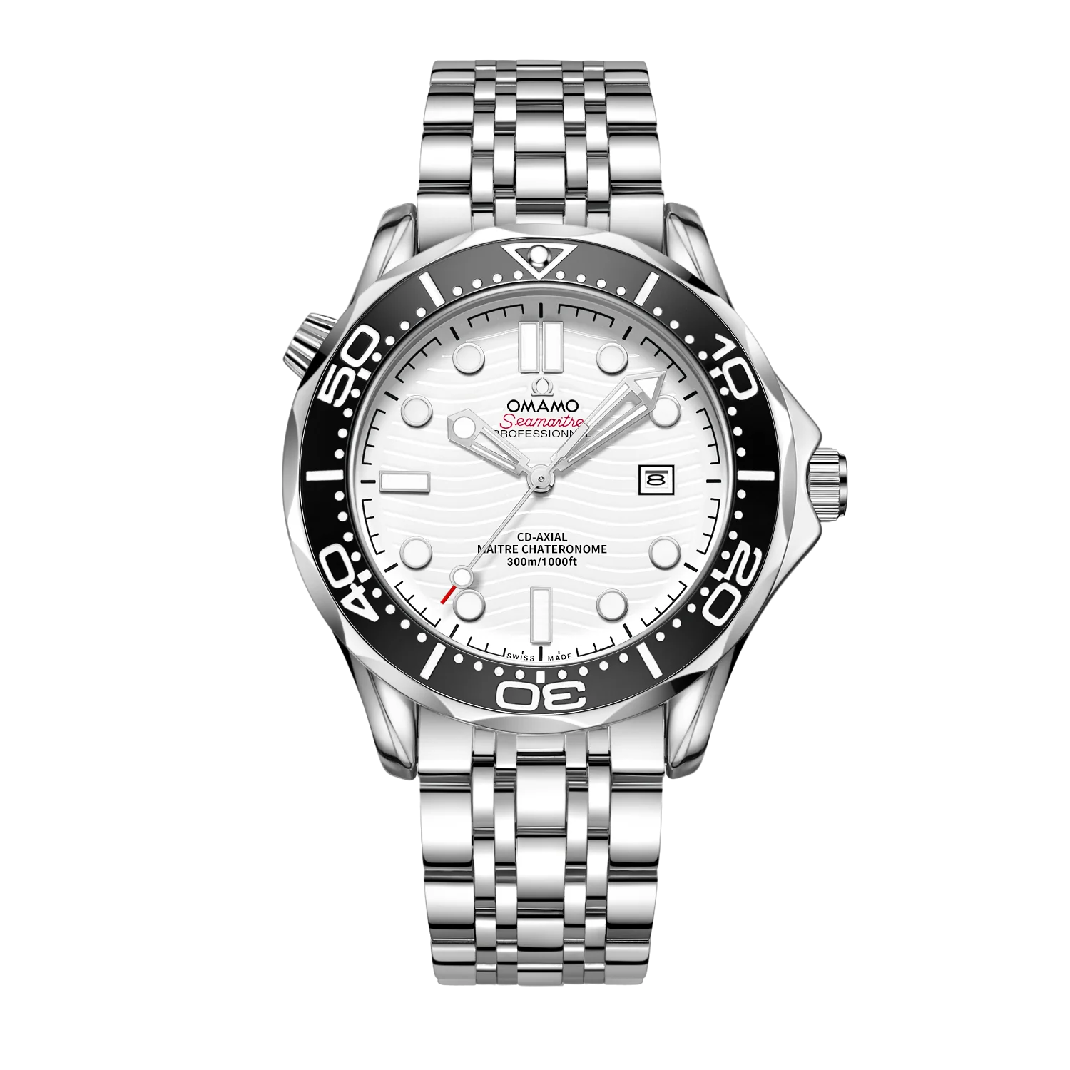 Nowy męski zegarek kwarcowy, luksusowy zegarek męski w stylu europejskim i amerykańskim, modny i stylowy, seria Seahorse, casualowy, świecący, wodoodporny zegarek z kalendarzem dla studentów, modny, idealny na prezent, markowy zegarek.