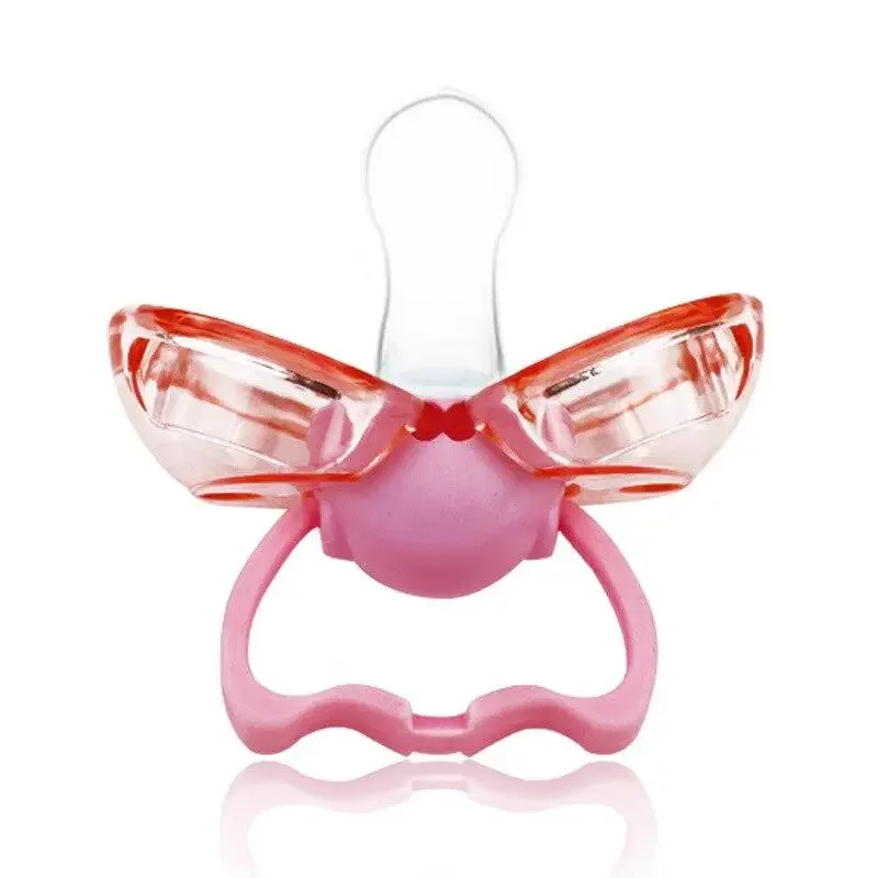 Funny pacifier safety environmental silicone nipple pacifiers holder for Baby Pacifiers Teether Soother baby products
