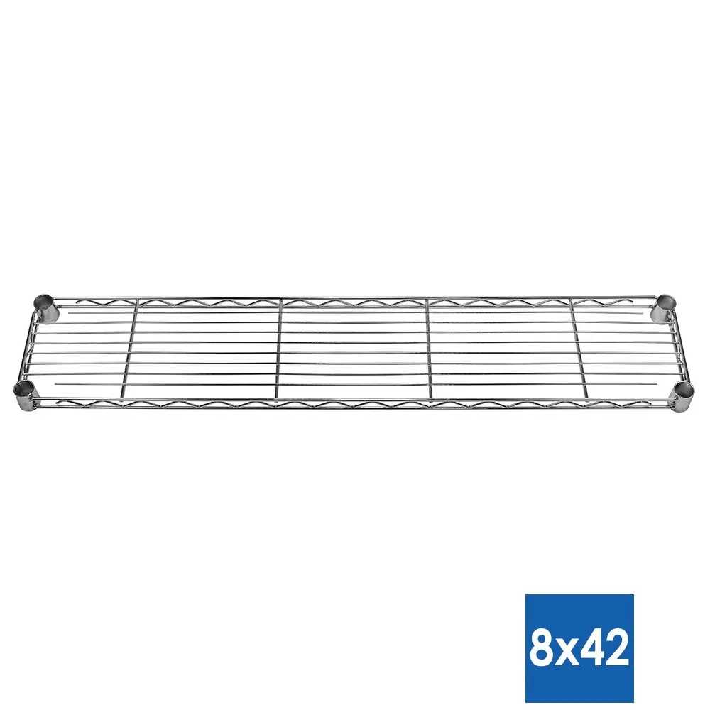 Chrome Wire Shelving 4 Tier 42