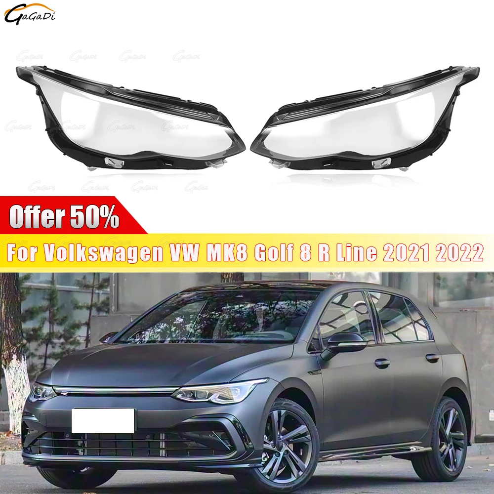 

Подходит для Volkswagen VW MK8 Golf 8 GTI RLine R-Line 2021 2022 2023, сменный корпус фары с оригинальными линзами, корпус фары