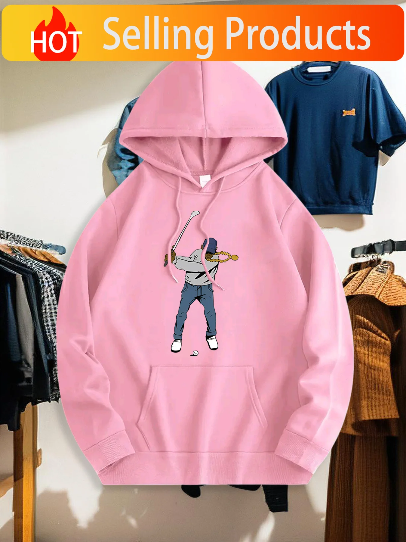 Men'S Universal Autumn/Winter Sweatshirt | Hooded Hoodie Suitable for Outdoor Daily Casual Sports, with Print Logo, Casual Wear