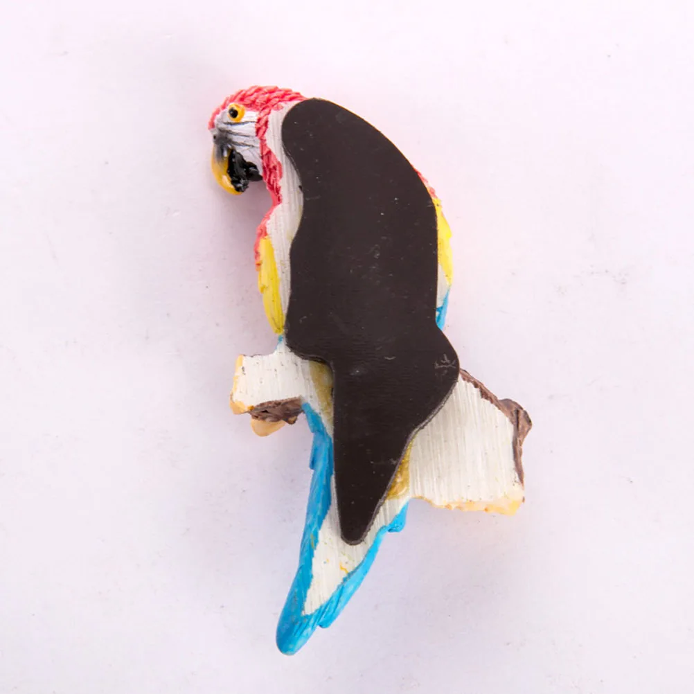 

5Pcs Refrigerator Sticker Glass Magnets Parrot Pattern Cartoon Decor Fridge Magnets Magnetic Home Accessories Parrot Magnet