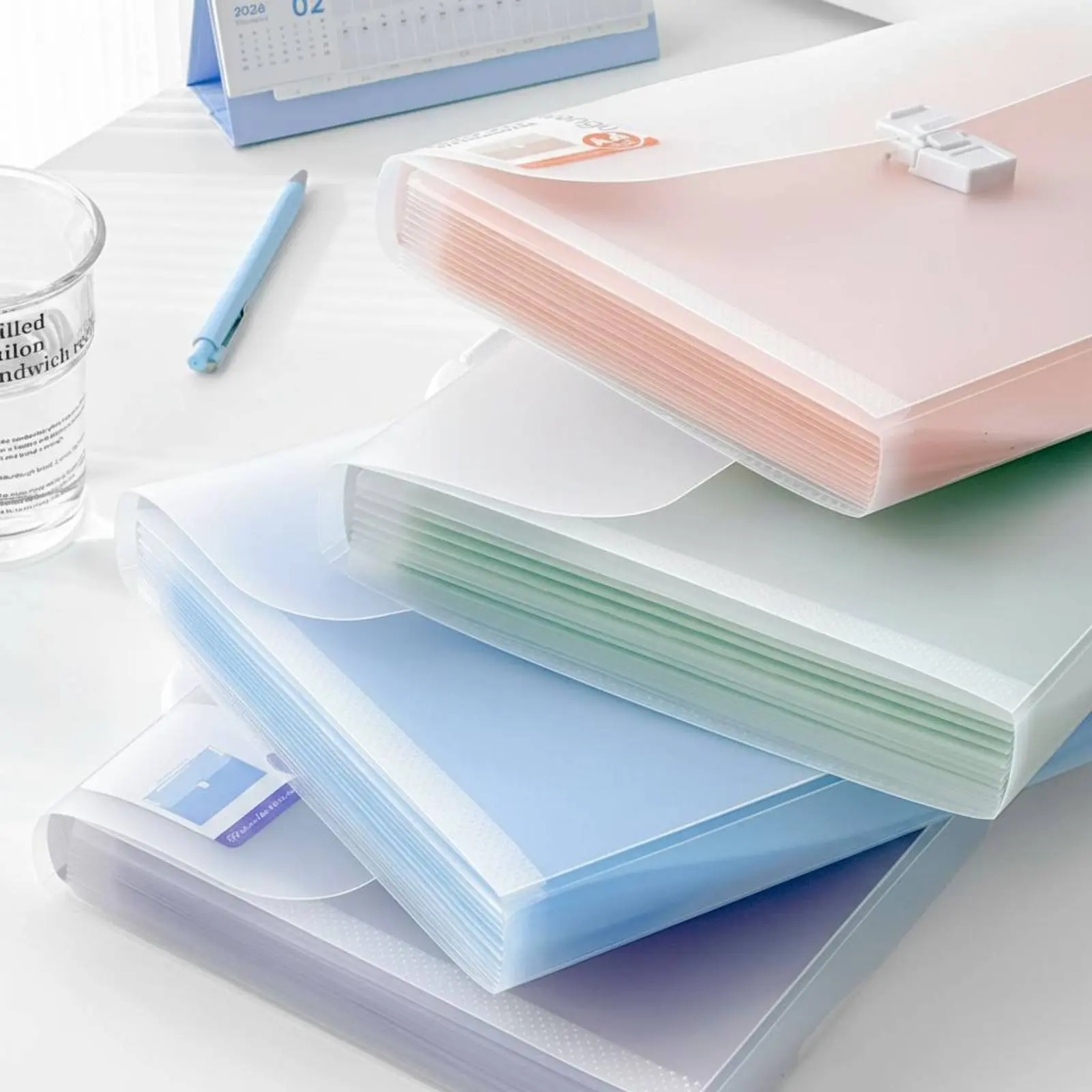 

A4 Accordion Folder Large Capacity 13-Pocket File Organizer Accordion File Organizer Multi-Layer Office Storage for Exam, School