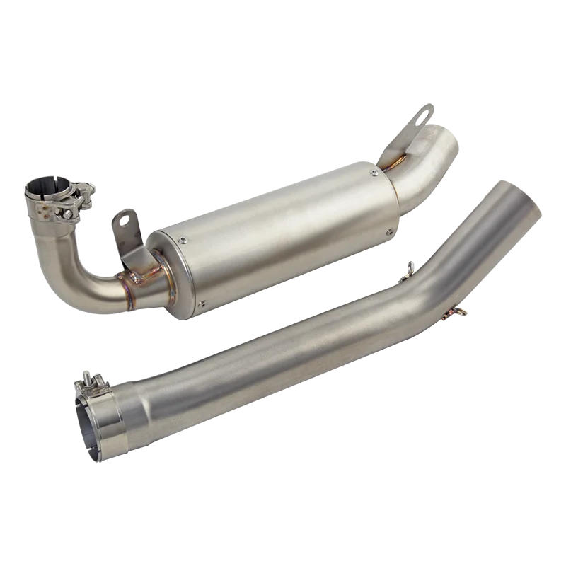 For Aprilia GPR250R GPR250S GPR250 2021 - 2024 Motorcycle Exhaust Escape Systems Side Row Slip On Middle Link Pipe 51mm Muffler