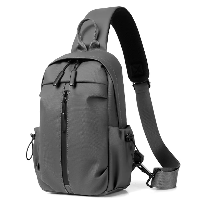 Bolso de pecho multifuncional para hombre, bandolera de un hombro, informal, a la moda, para exteriores, novedad de 2023