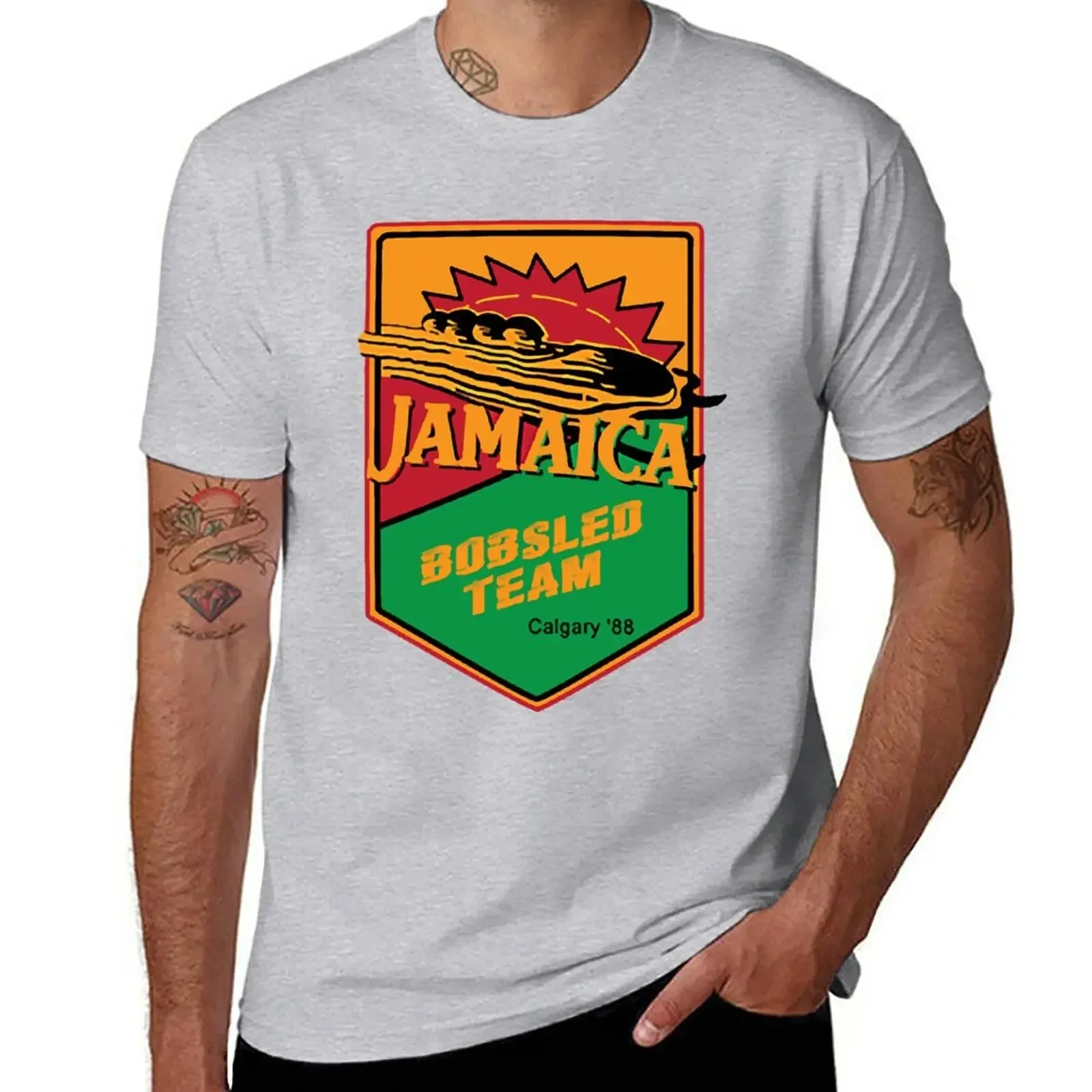 Jamaican Bobsled Team Cool Runnings T-Shirt for boys heavyweight new in tops tees animal prinfor boys anime clothes men clothing