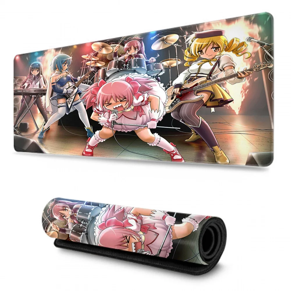 

Keyboard Mouse Pad Cute Puella Magi Madoka Magica Large Gaming Accessories Desk Mat Cartoon Mousepad Computer Pc Gamer Anime Rug