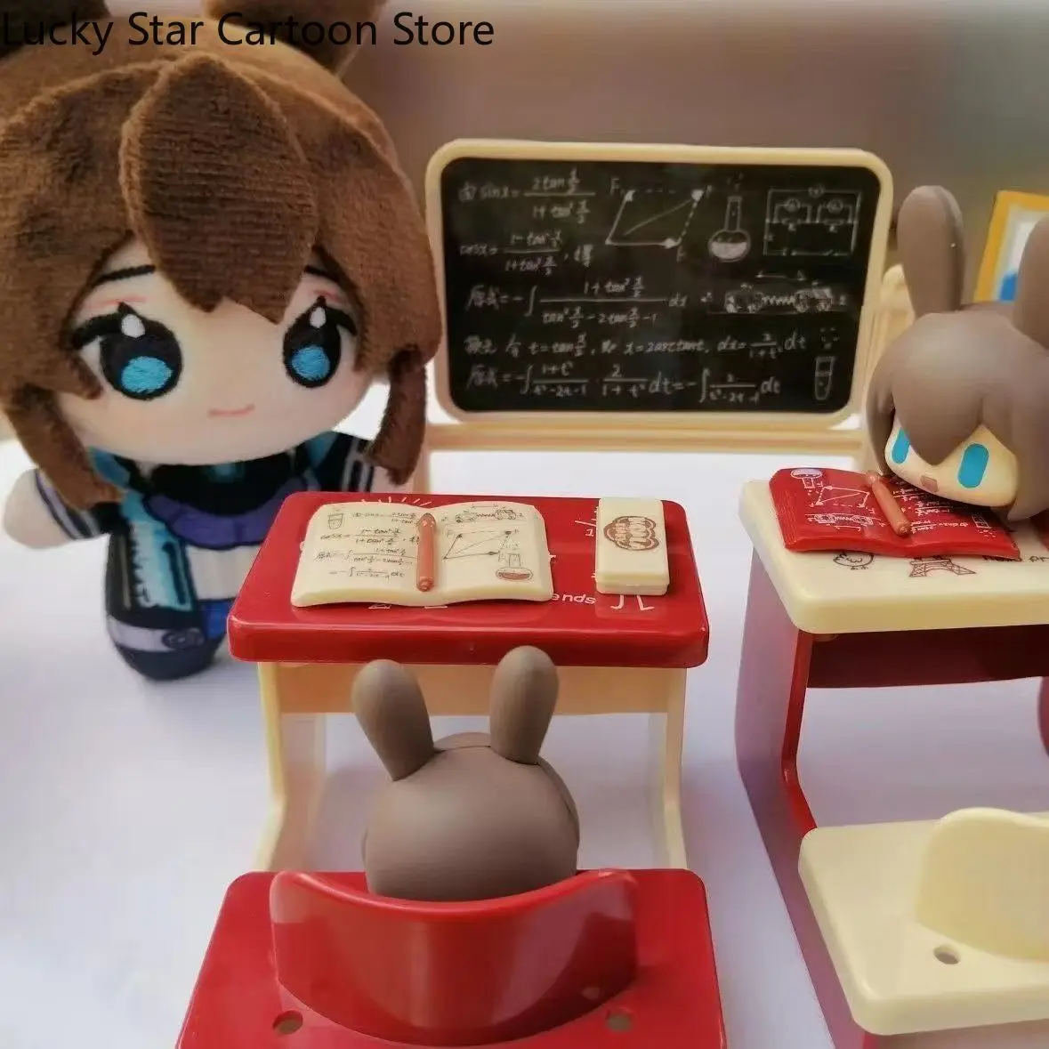 Amiya Arknights 10cm Cosplay Stuffed Pillow Dress Up Anime Cartoon Figure Idol keychain pendant Girl Birthday Gift Lie on Your