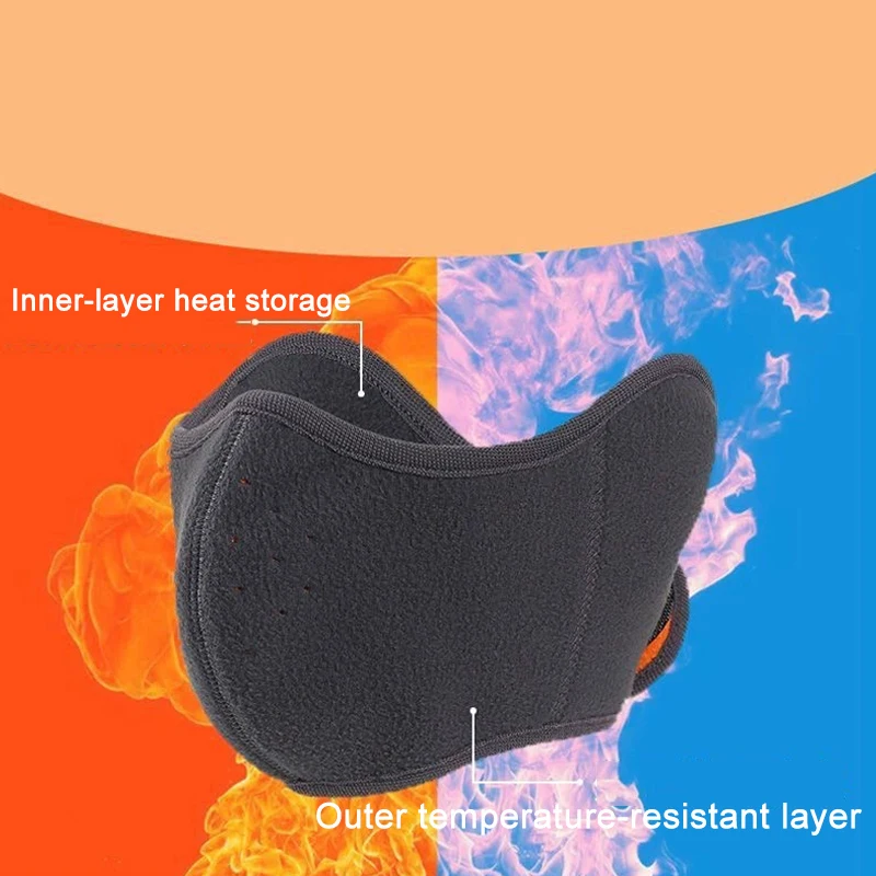 دراجة نارية الأذن حماية الوجه درع مزيج غطاء الأذن وغطاء الفم يندبروف حماية الوجه دراجة نارية الملحقات