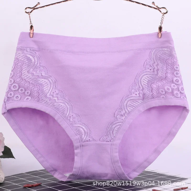 New Women Briefs Cotton Sexy Panty Lace Panties Underwear Plus Size Middle-aged women Underpants Large Size XXXL 4XL 5XL 6XL A1