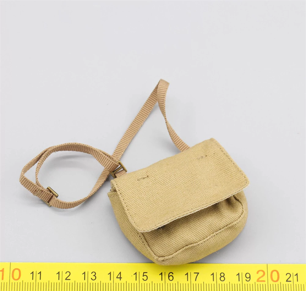 

QORANGER QOTOYS 1/6th QOM-1050 Asia Soldier Doll Blue Shirt Shoulder Bags Leg Bandage Accessories For 12" COO DID DAM Figure DIY