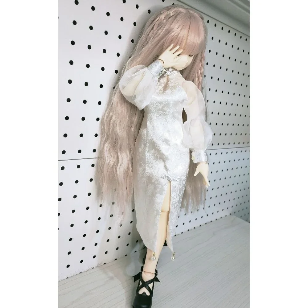Doll Shoes Rabbit White Moonlight Improved Cheongsam 1/4 1/3 BJD Doll Dress