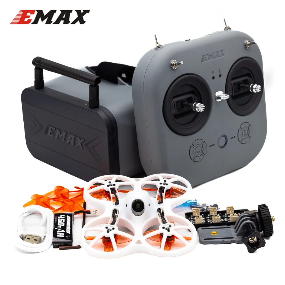 

Emax EZ Pilot Pro Ready-To-Fly FPV Drone With Controller & Goggles Indoor Quadrotor Drone Toy Aircraft For Children And Adults