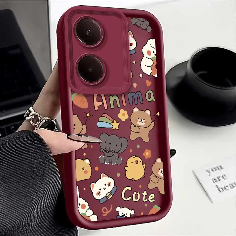 Y100 Joyful Pets Sky Eye Ladder Phone Case For VIVO Y91 Y91i Y89 V29 V29Pro V27 V25 V23 V21 X90 X90Pro X80 X70 Cover