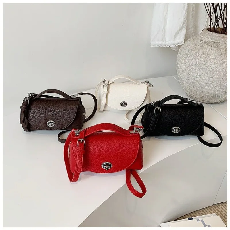 Casual Trendy Diaper Bag Ladies Leather Handbag Shoulder Messenger Crossbody Purse Tote Designer Vintage
