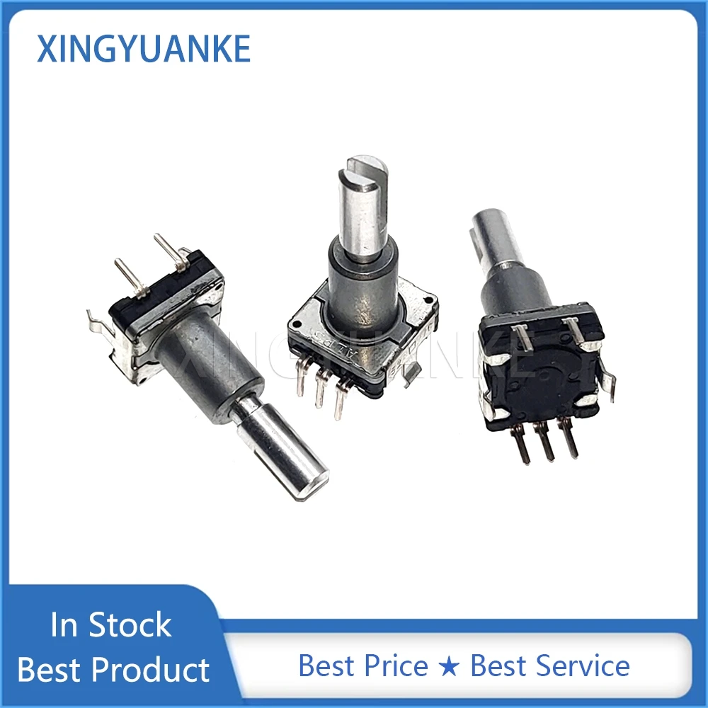 1PCS EC11 Rotary Encoder With Push Button Switch 30 Position Audio Volume Code Switch 5-Pin Shaft Length 22MM