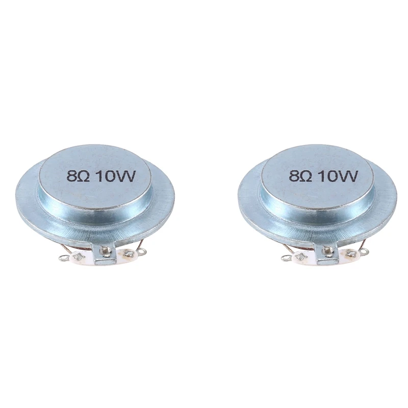 2X Audio Speakers 44Mm Plane Vibration Speaker Resonance Speaker 10W 8 Ohms DIY For Home Theater