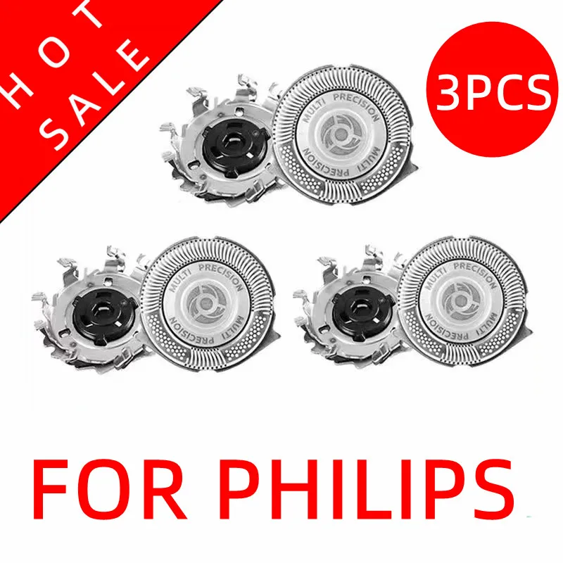 3 pcs/lot Pour Philips S5570 S5560 S5380 S5370 S5230 S5210 S5130 S5078 S5077 S5015 S5013 Tête De Rasage Coupeur de Têtes de Rasoir