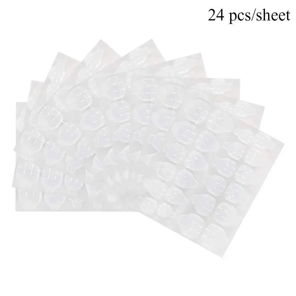 240pcs/10sheets Nail Jelly Glue Double Sided False Nail Art Adhesive Tape Glue Sticker Fake Nail Glue