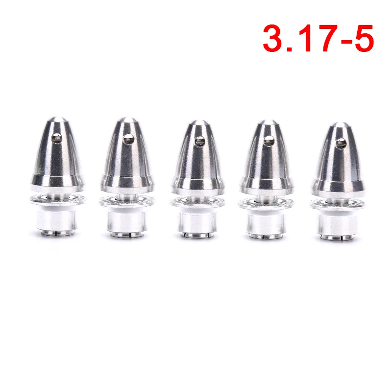 5 pcs/lot  5mm/6mm RC Aluminum Bullet Propeller Adapter Holder for Brushless Motor Prop Dropship Nut