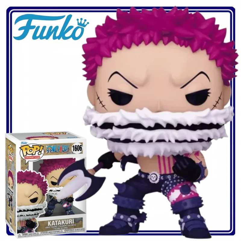 

Genuine Funko POP One Piece Model Cartoon Katakuri Figure Desktop Decoration Anime Merchandise Holiday Gift Trendy Toy