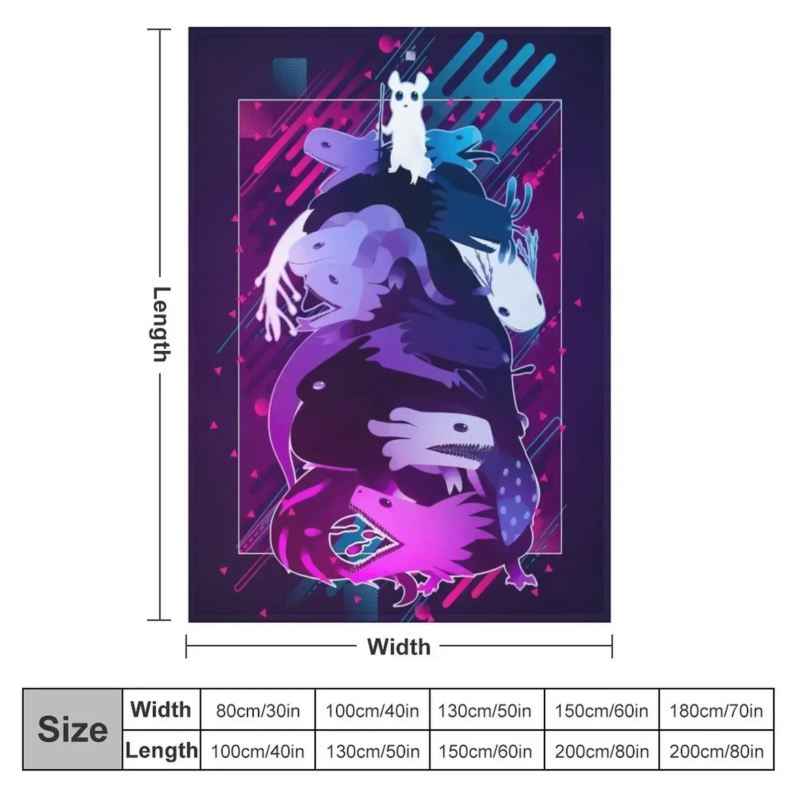 Rain World *Modern Graphic Design* Throw Blanket Luxury Designer Camping Travel Retros warm winter Vintage Blankets