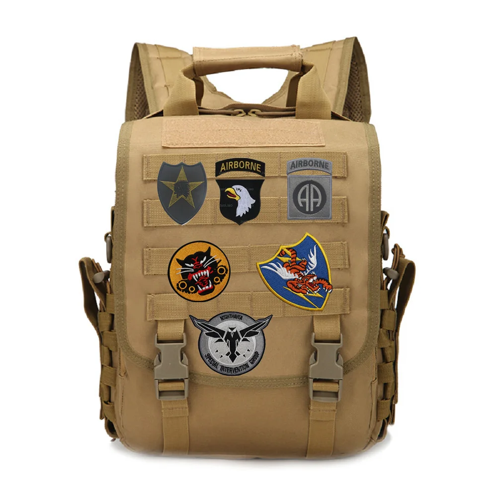 Hot Selling Tactical Series Embroidery Bag Accessories Armband Airborne Paratrooper Morale Backpack Patches for Clothing