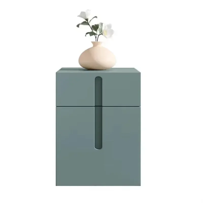 Modern Blue Mini Bedside Table Small Cabinet Simple Family Apartment Living Room Bedside Table
