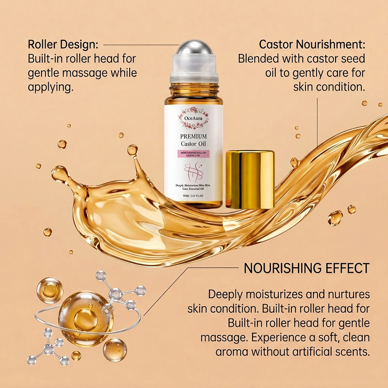 Aceite de Ricino Puro Orgánico - Hair Care Organic reseña y precio