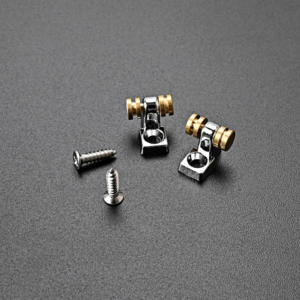 

2Pcs Guitar Strings Retainer Practical Metal String Trees Electric Guitar Parts Accessories Guide Long Term Use