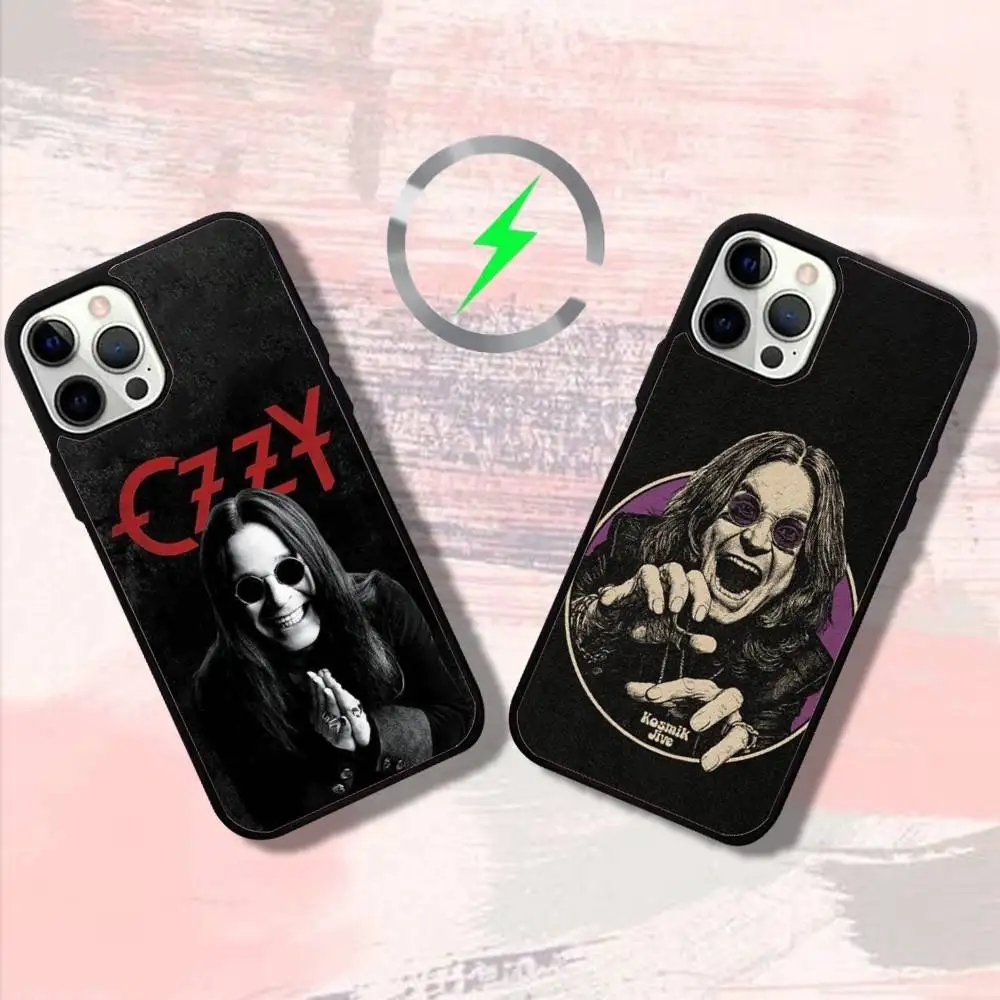 

Singer O-Ozzys Osbournes Phone Case For iPhone 16,15,14,13,12,11,Pro,Max,Plus,Mini,SE4,E Magnetic Magsafe Wireless Charging