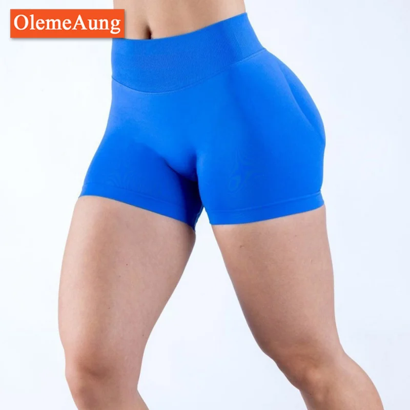 DFYHigh مرونة ماتي النايلون ثلاثة أقسام الخصر Ruched رفع سلس منخفضة الخصر ثلاثة أرباع السراويل اللياقة البدنية السراويل الطويلة Sho