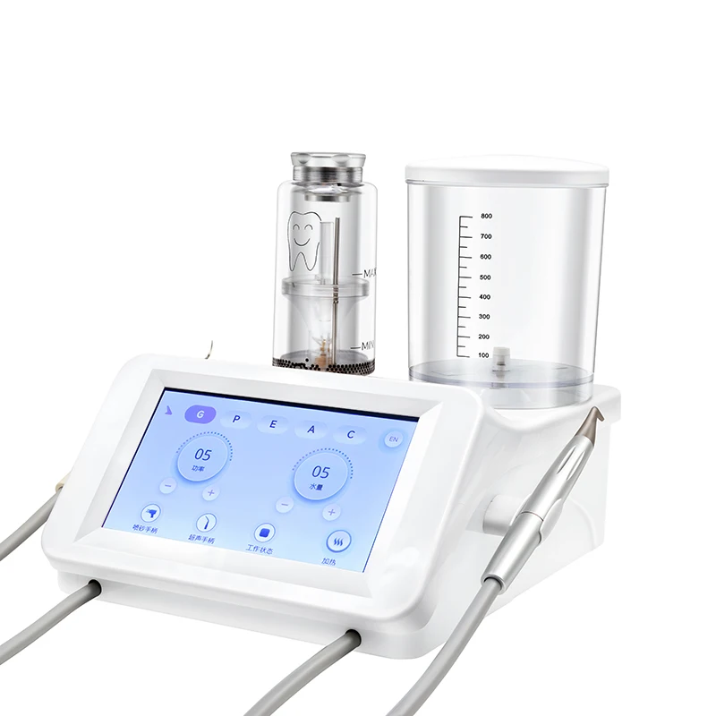 2 in 1 Dental Periodontal Therapy System Piezo Ultrasonic Scaler & Air Prophy Polisher Jet Machine