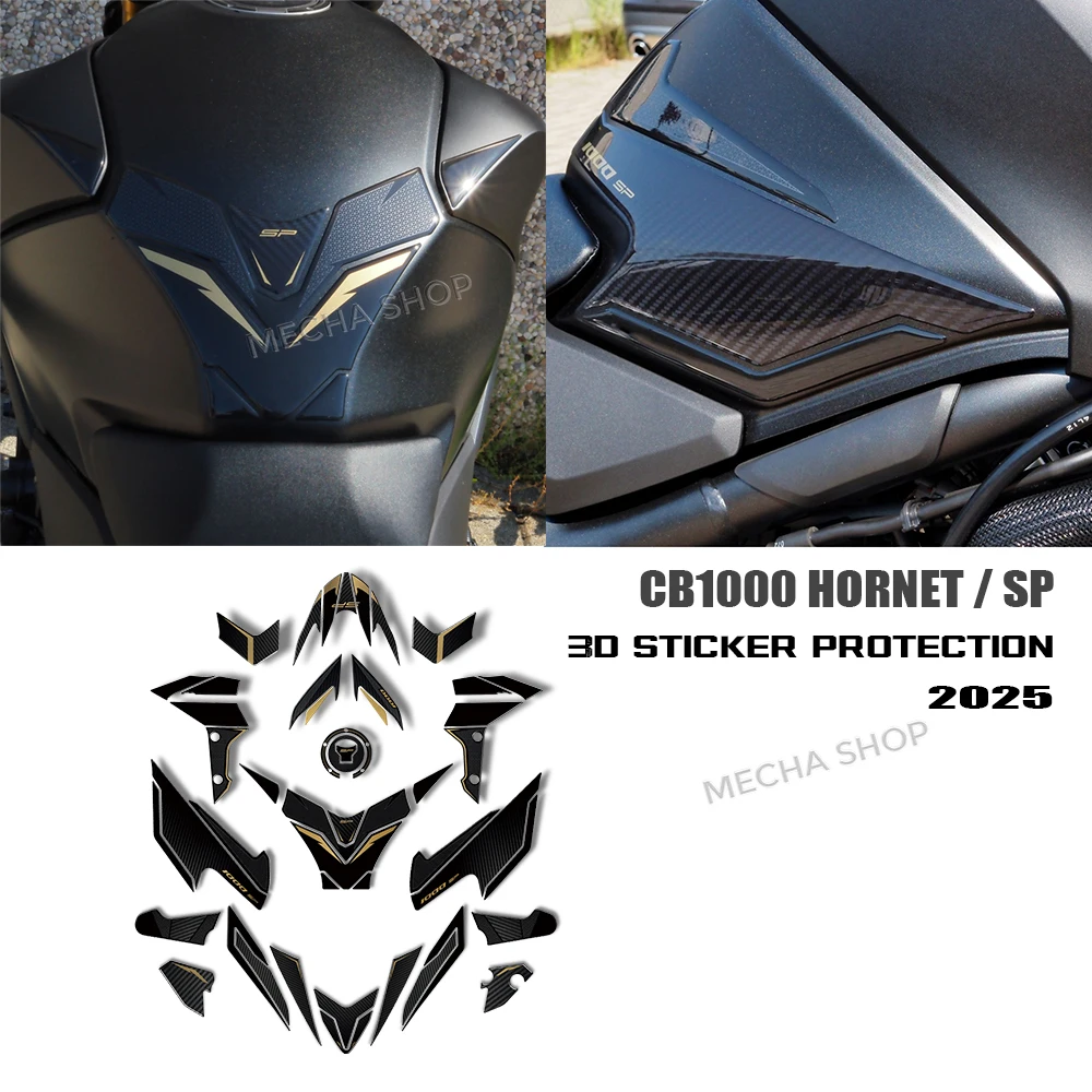 

Для CB1000 HORNET SP 2025, ручки для бака, подушечки для топливного бака, 3D наклейка, декоративные наклейки для тела