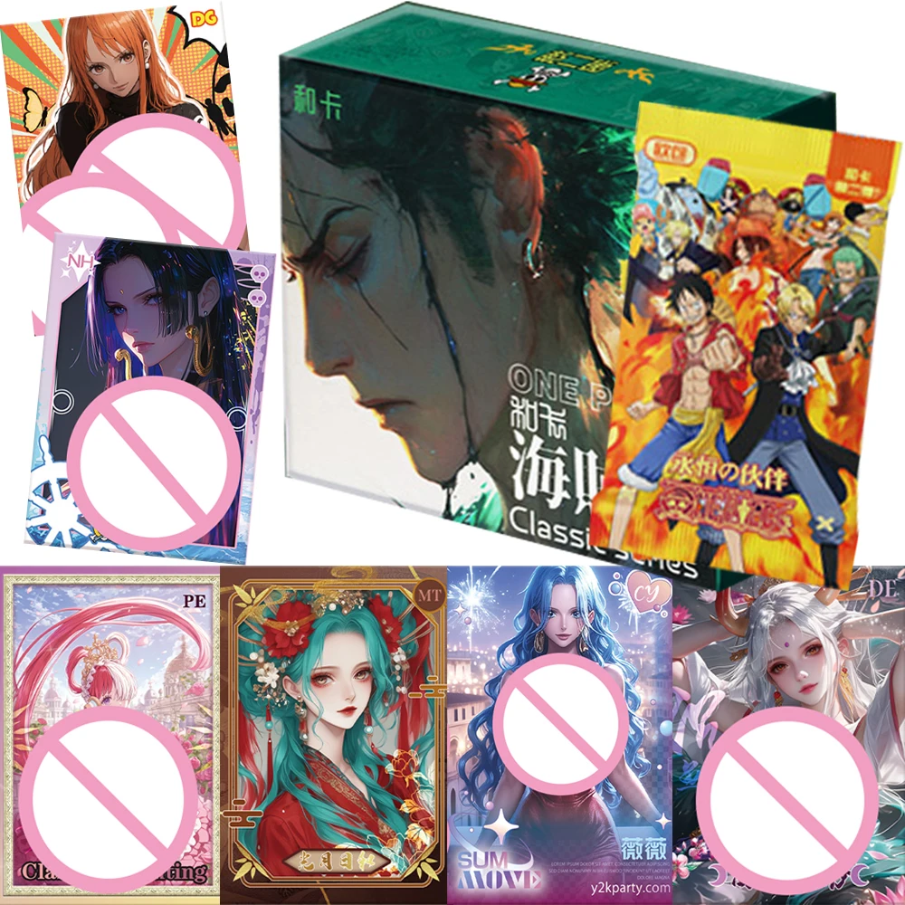 

Classic Anime One Piece Rare Limited Collection Cards Fans' Favorite Hot Blooded Figures Exquisite High-quality Hobby Cards Gift