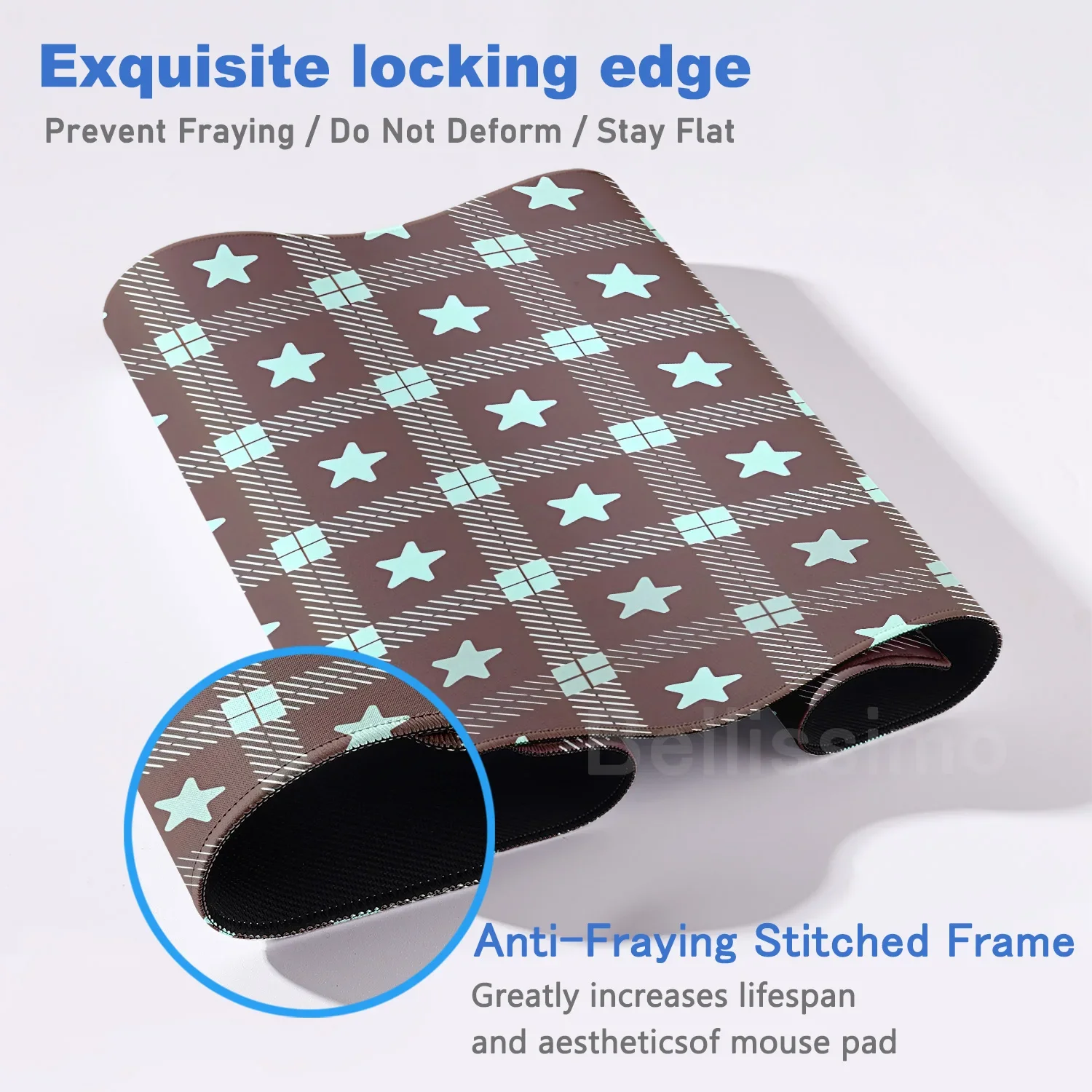 لوحة ماوس بنمط نجمة متدرجة كمبيوتر جديد XXL لوحة ماوس لوحة مفاتيح جماليات حصيرة سجادة ناعمة ملحقات مكتبية حصيرة مكتبية